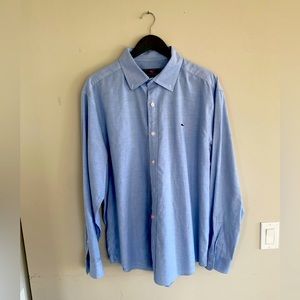 Vineyard Vines Blue Oxford Whale Shirt - Size XL